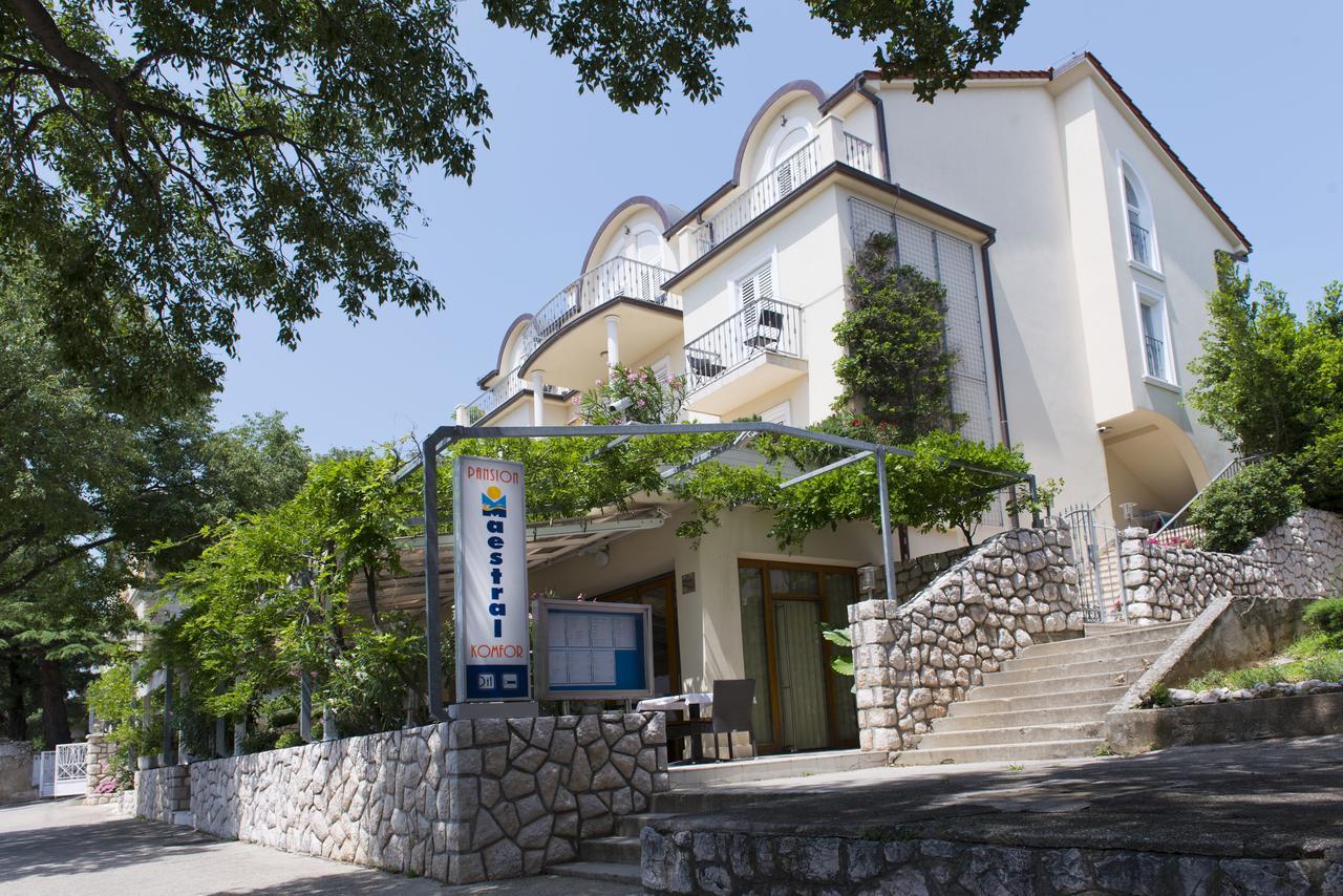 Hotel Pansion Maestral Novi Vinodolski Exteriér fotografie